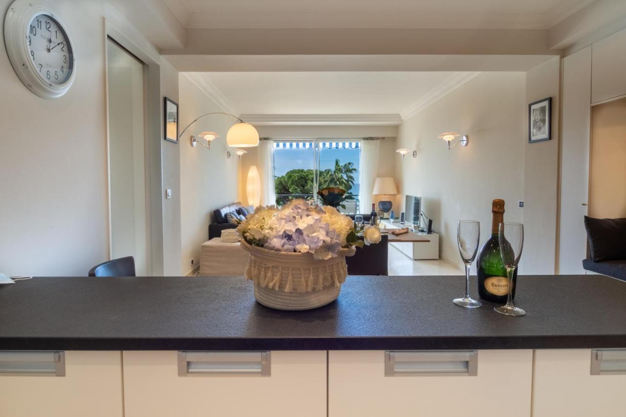 Cannes Croisette Superbe 3P Front De Mer Luaran gambar