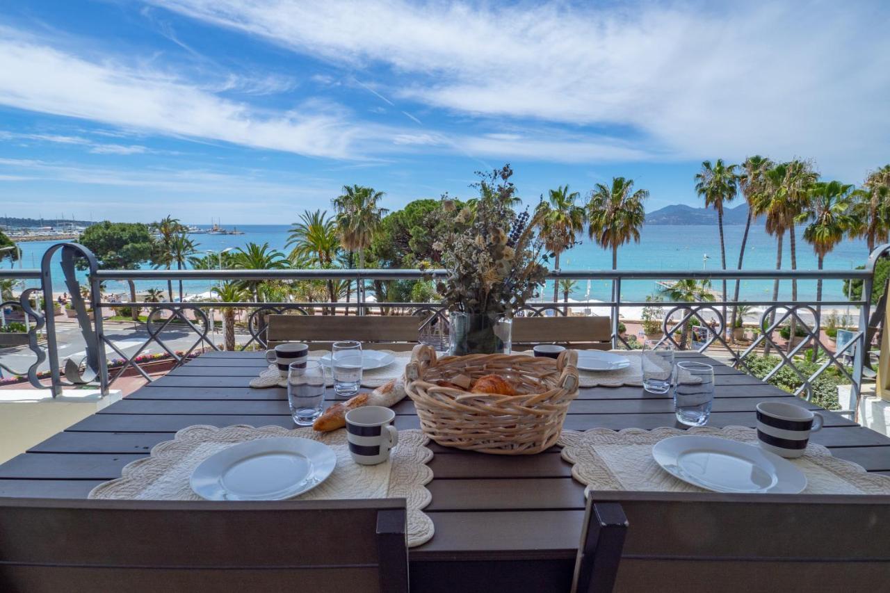 Cannes Croisette Superbe 3P Front De Mer Luaran gambar